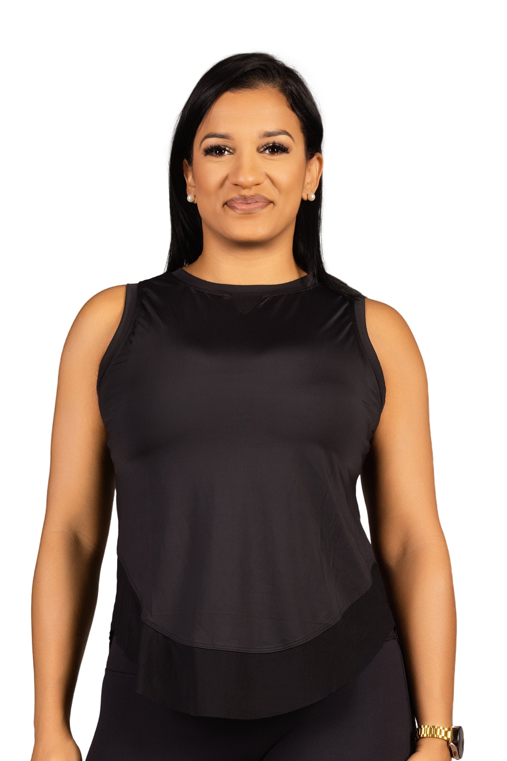 The Veil Tank Black