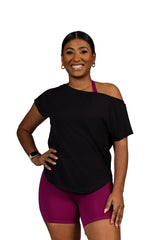 Off the Clock Tee Black
