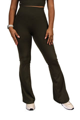Golden Hour Flare Legging Olive