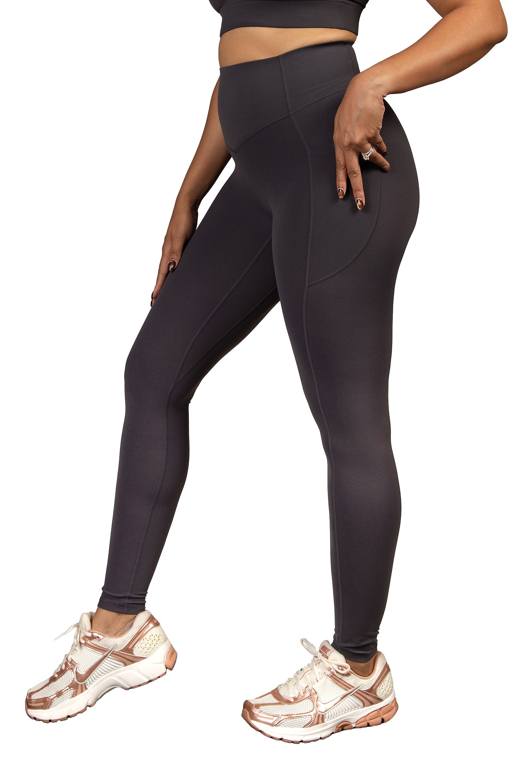 In Sync Legging Charcoal Grey