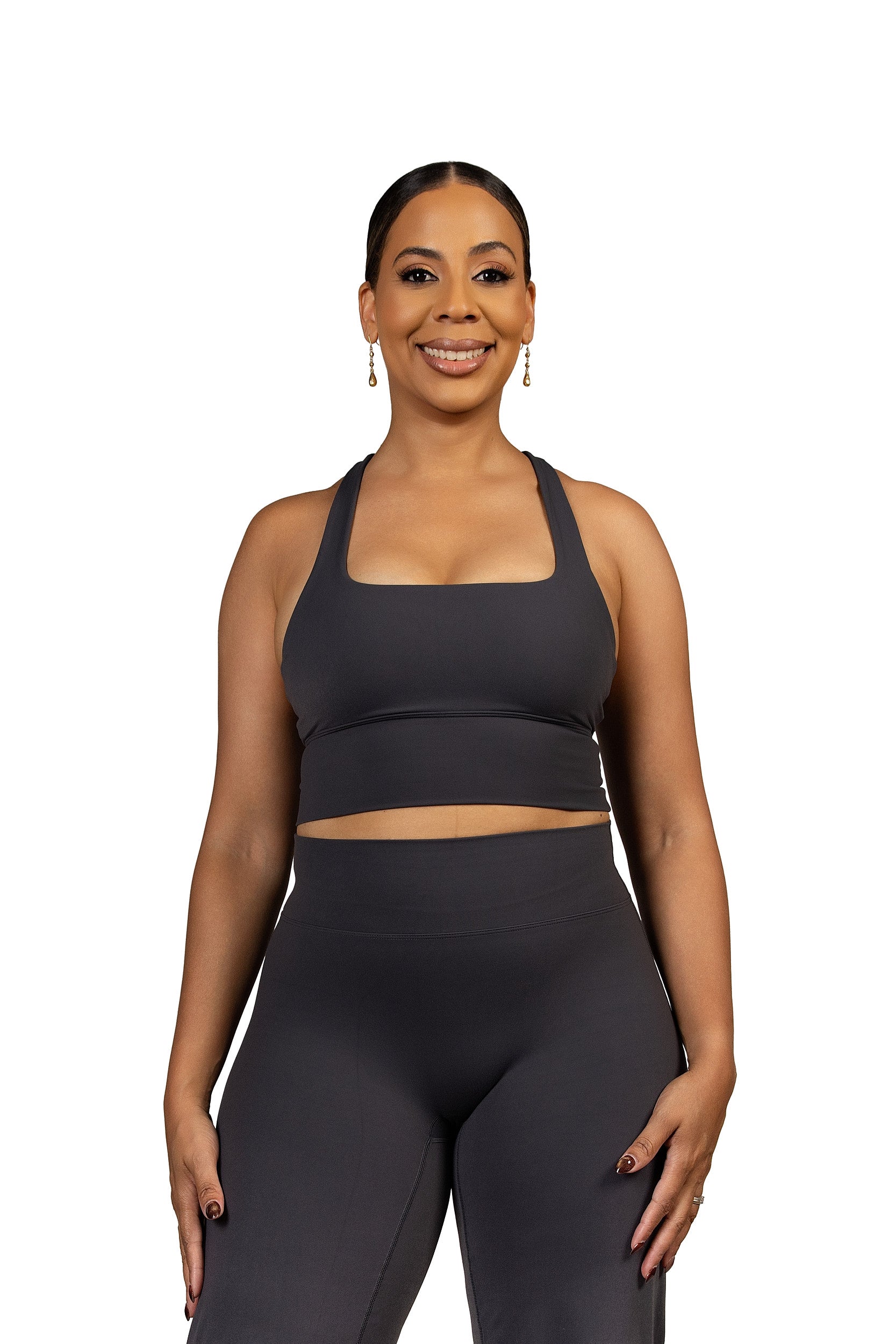Free Spirit Bra Charcoal Grey