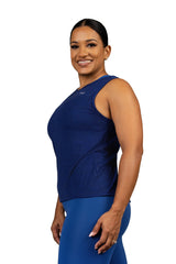 Twist of Fate Tank Navy
