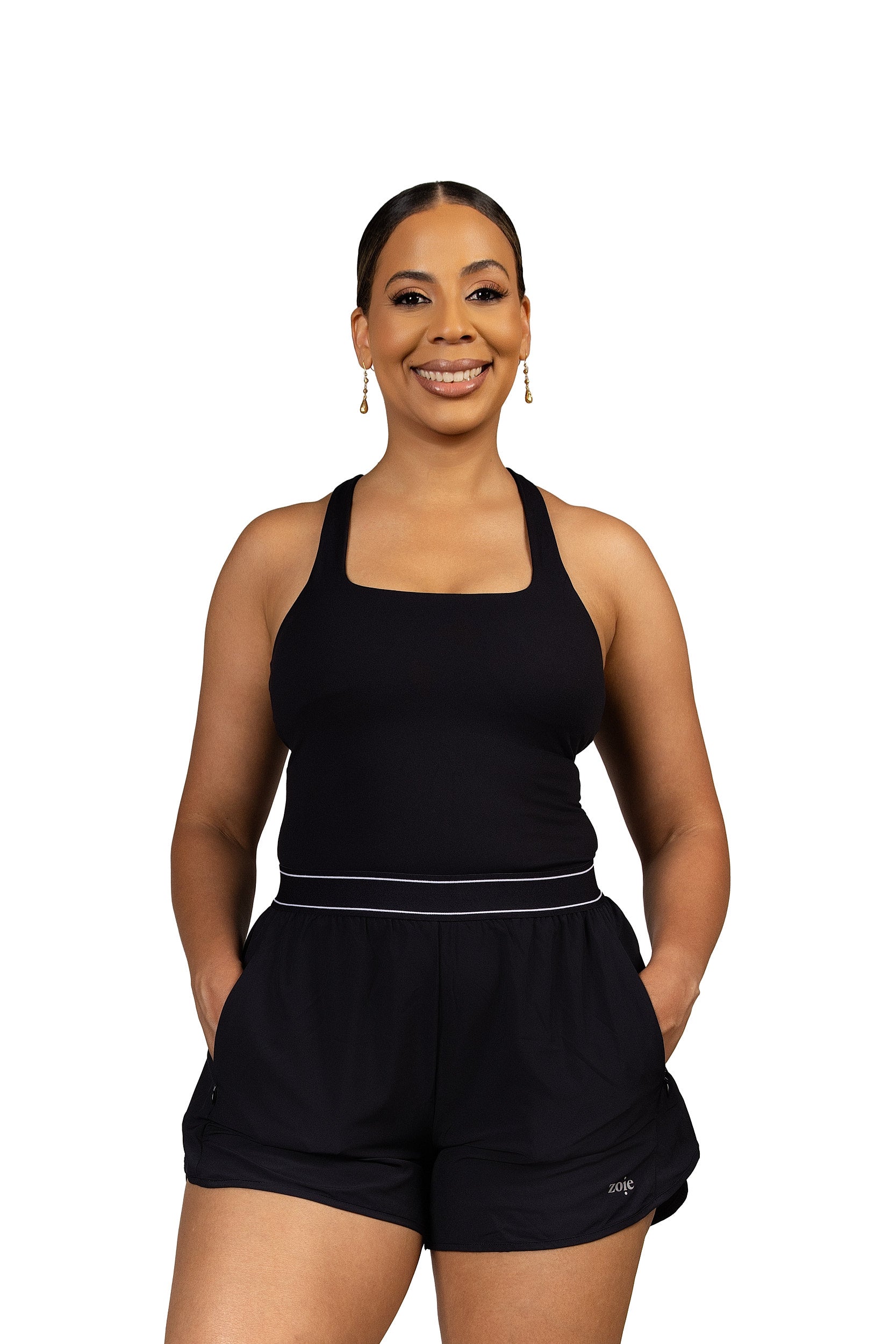 Better Half Padded Tank Black