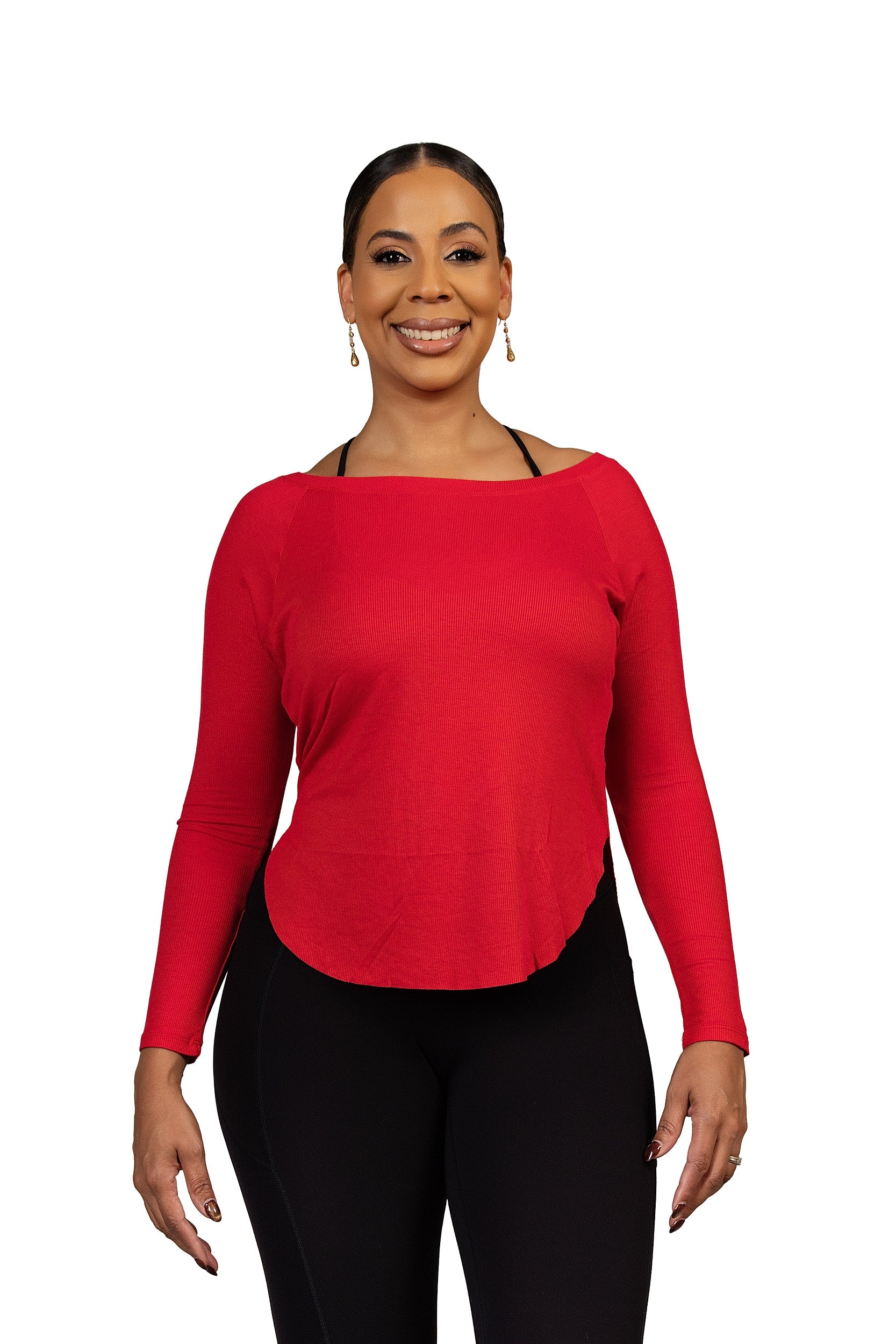 Full Circle Long Sleeve Red