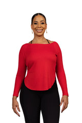 Full Circle Long Sleeve Red
