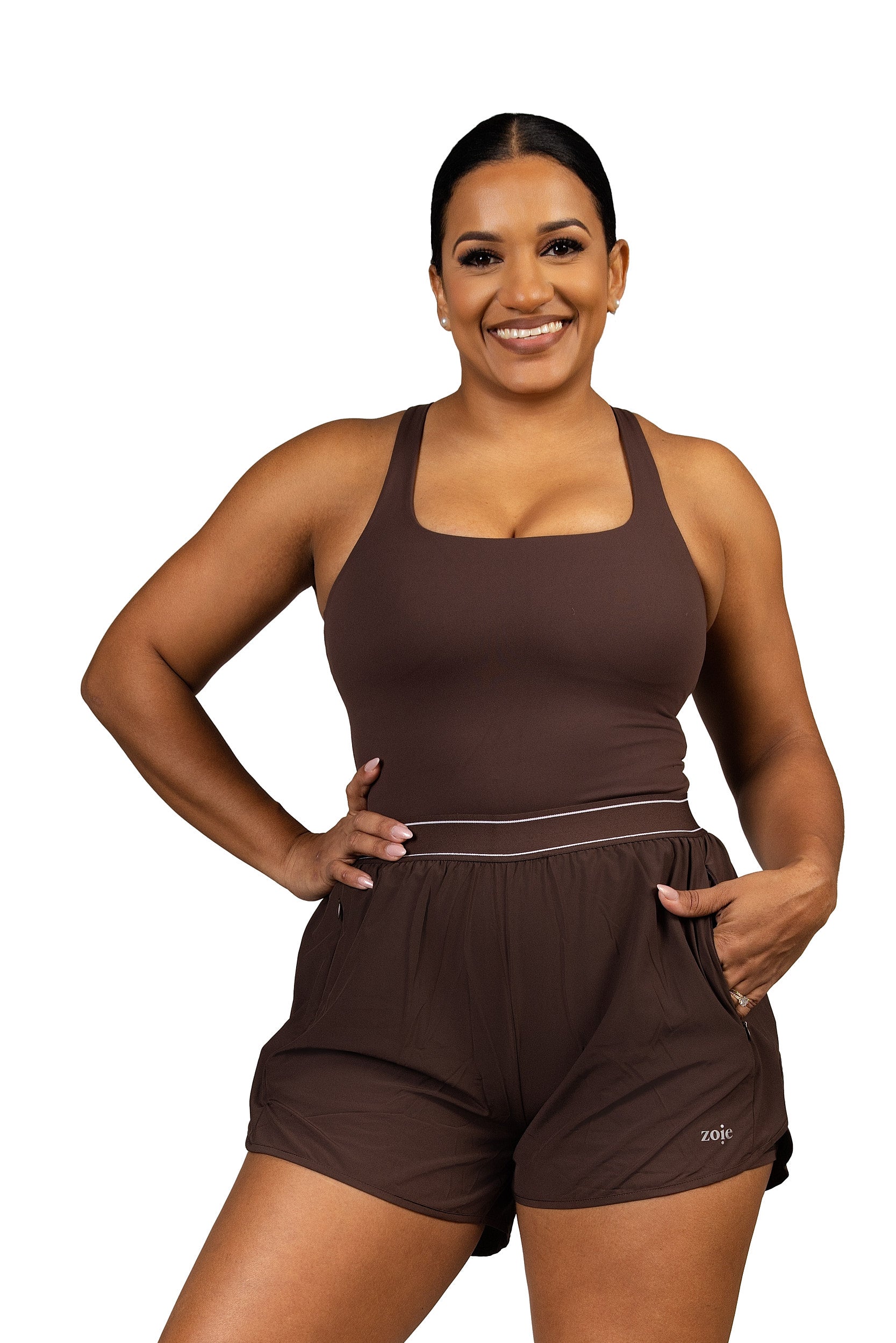 Better Half Padded Tank Espresso
