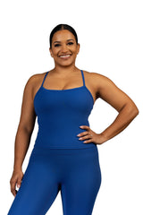 Luna Support Tank Blue