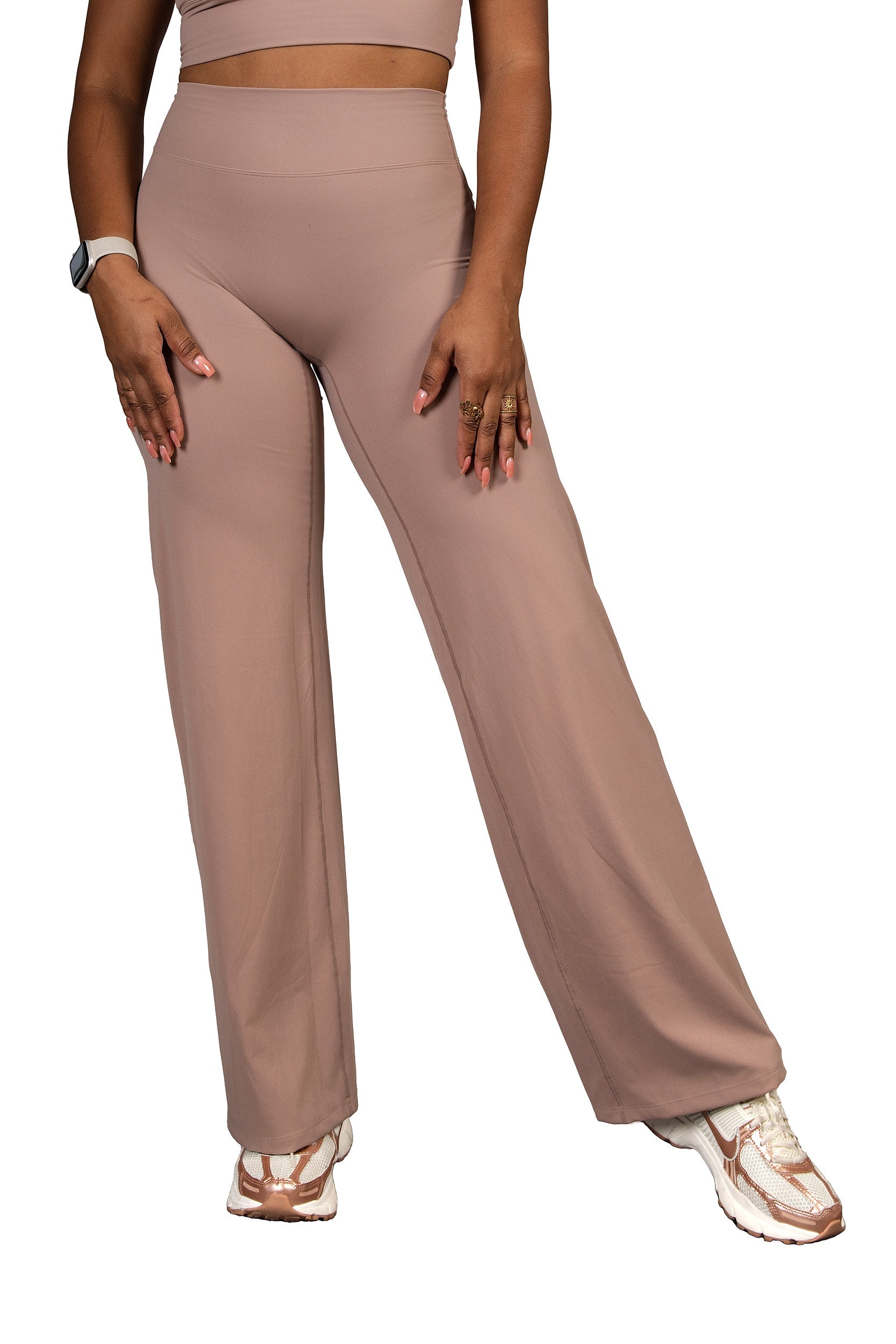Free Spirit Flare Pants Tan