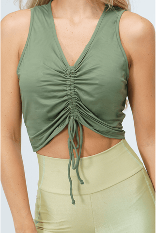 Cropped Lynx Green