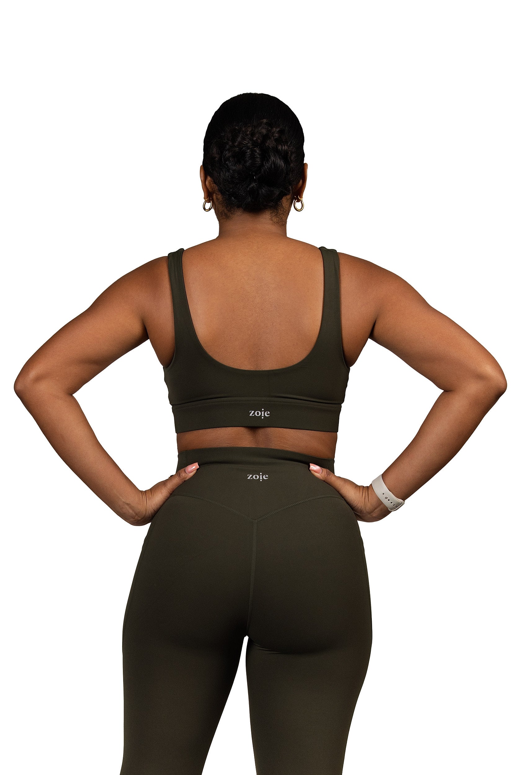 In Sync Sports Bra Dark Green