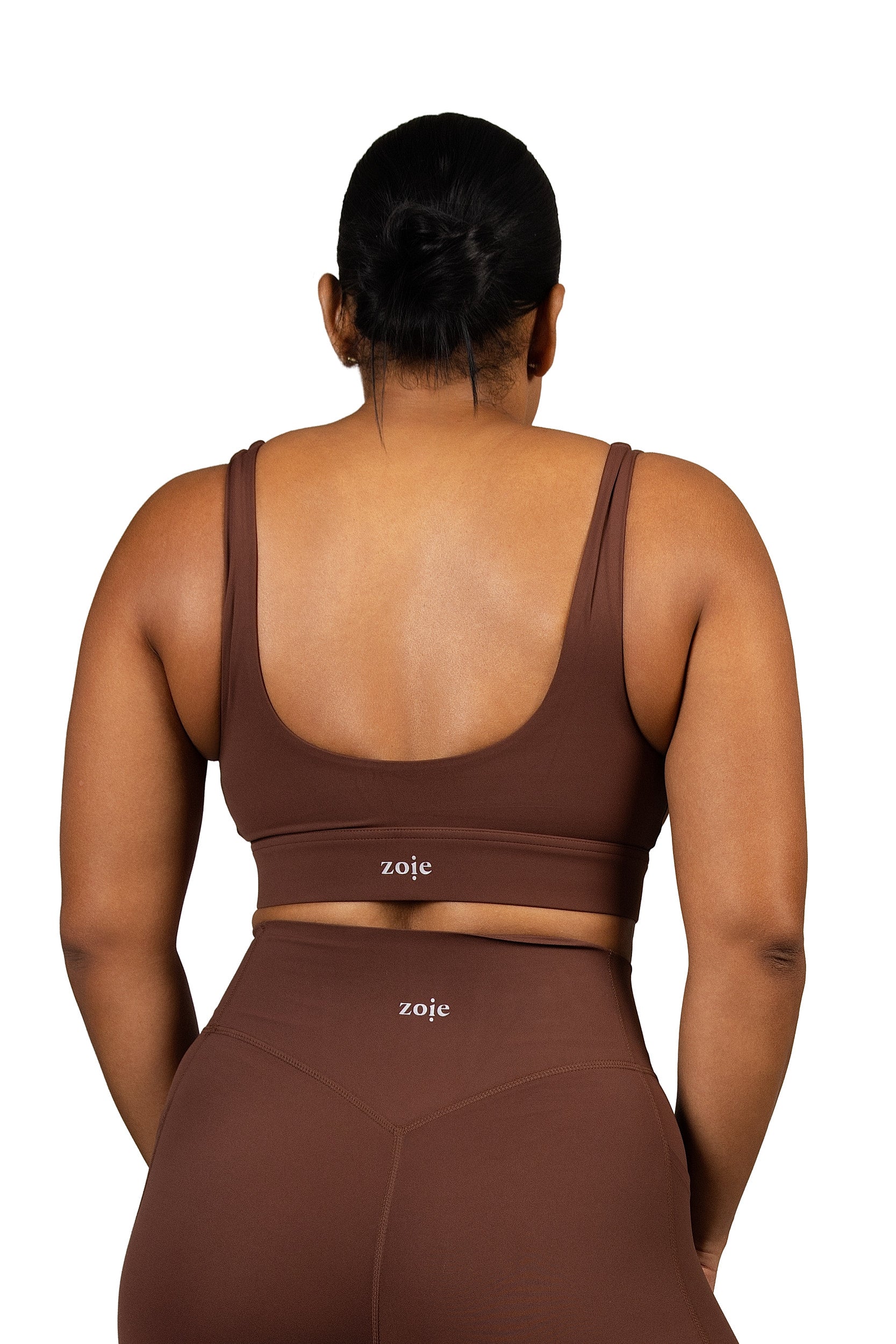 In Sync Sports Bra Brown
