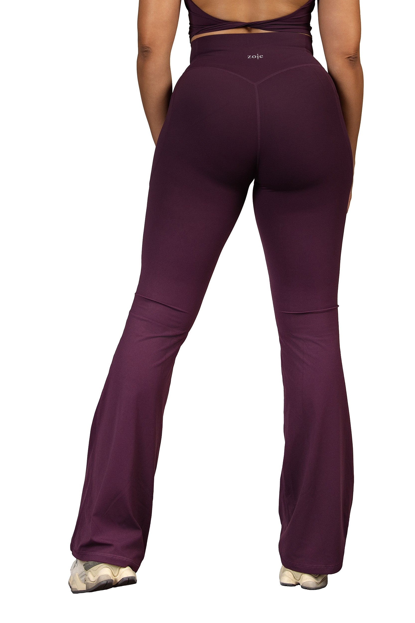 Golden Hour Flare Legging Plum