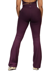 Golden Hour Flare Legging Plum