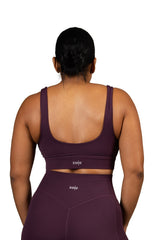 In Sync Sports Bra Dark Purple