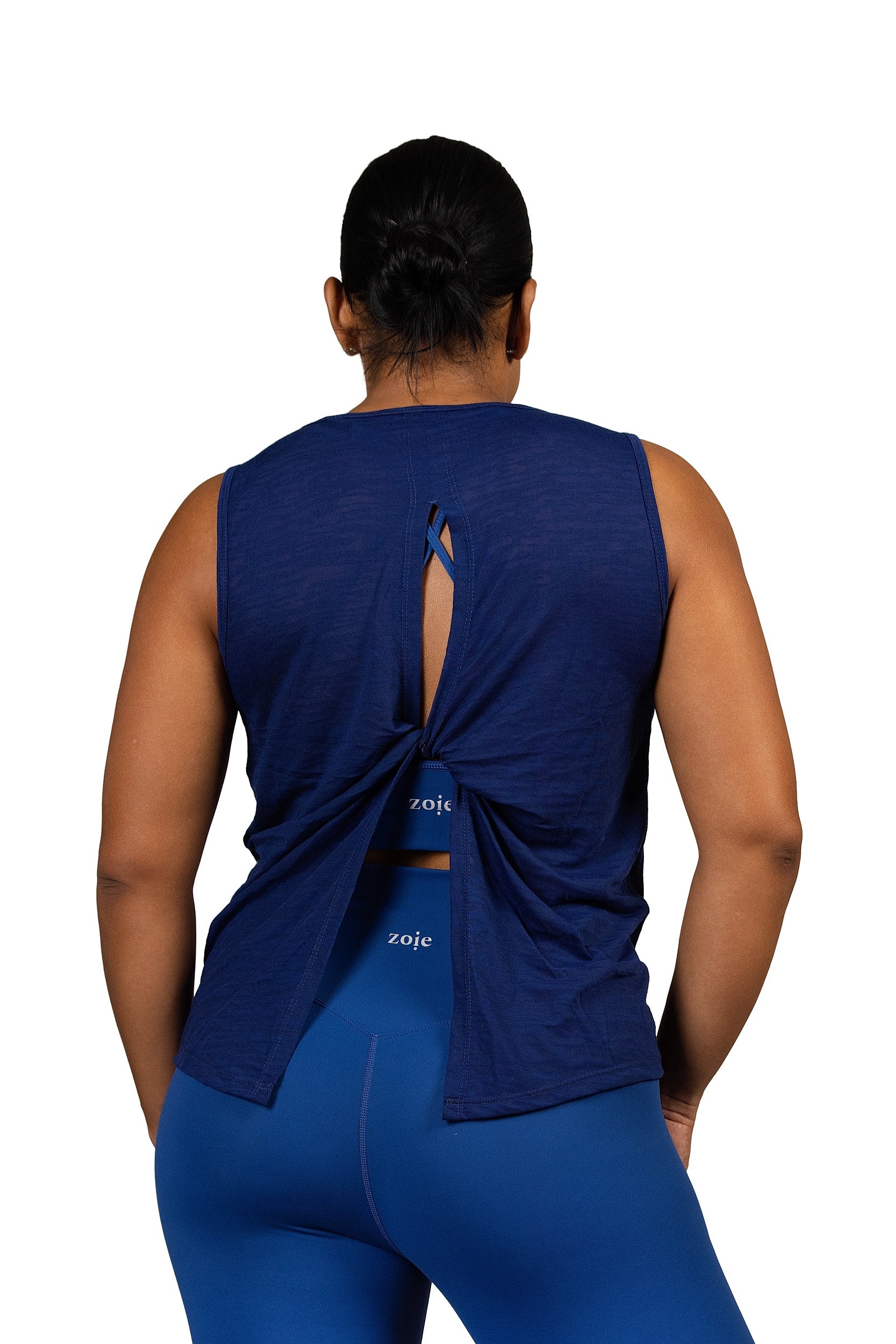 Twist of Fate Tank Navy