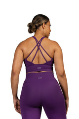 Love Knot Sport Bra Purple
