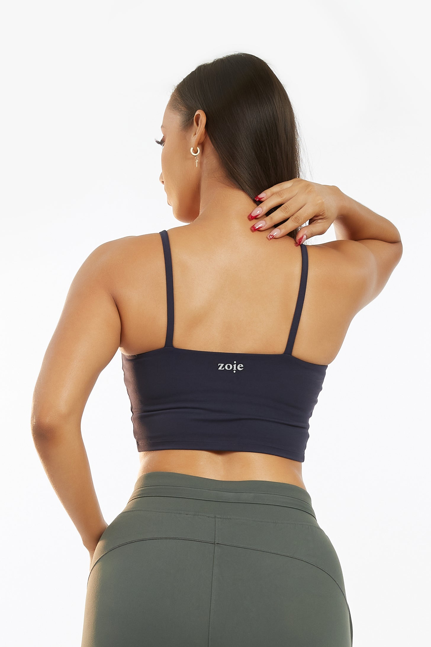 Eden Crop Top Navy