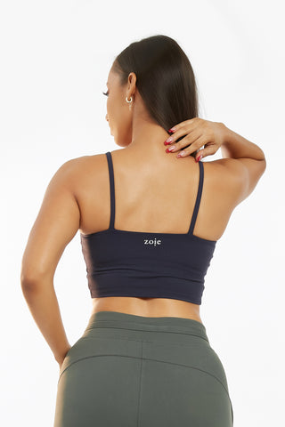 Eden Crop Top Navy