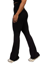 Golden Hour Flare Legging Black