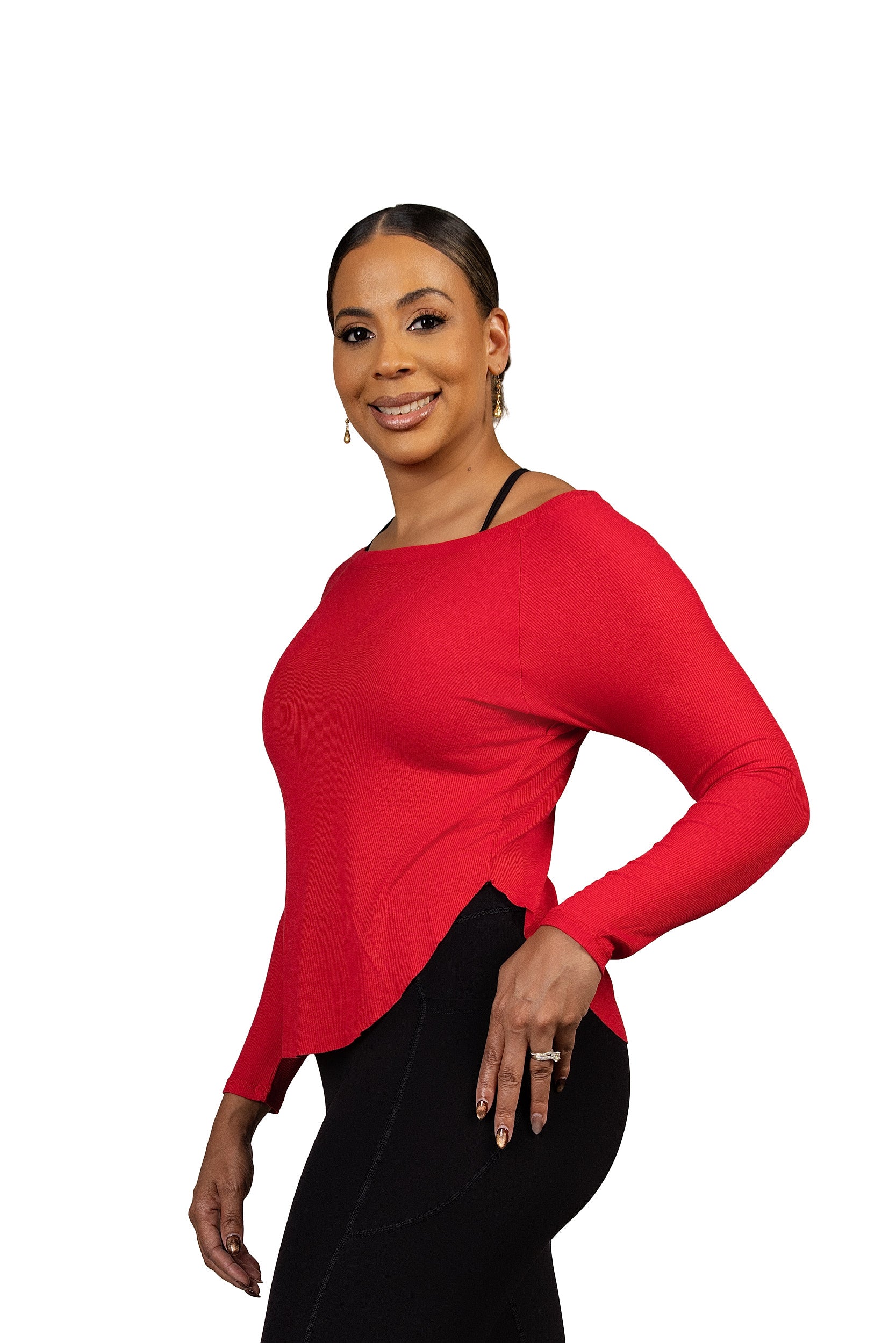 Full Circle Long Sleeve Red