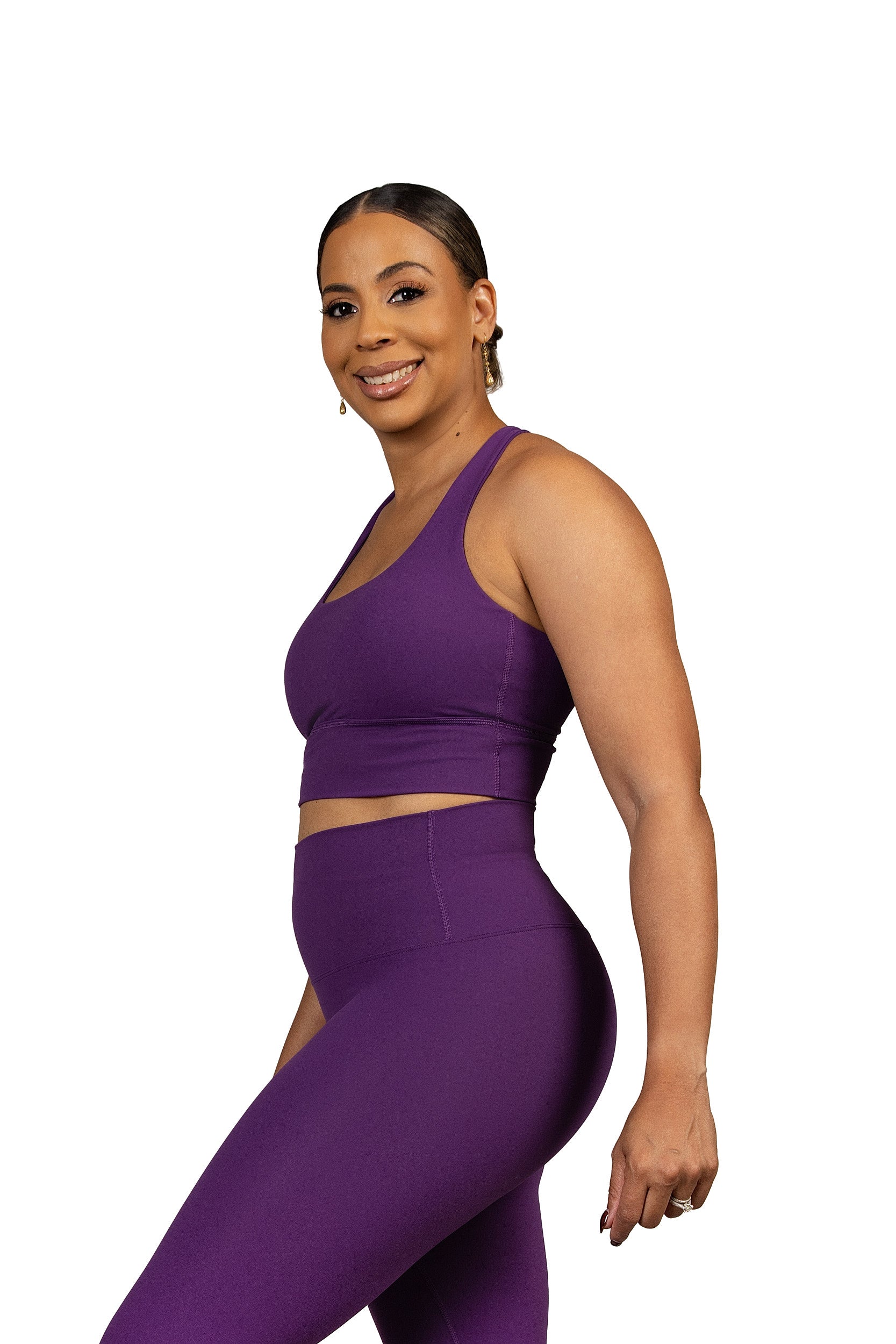 Love Knot Sport Bra Purple