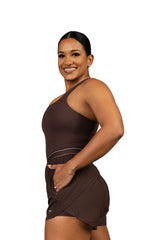 Better Half Padded Tank Espresso