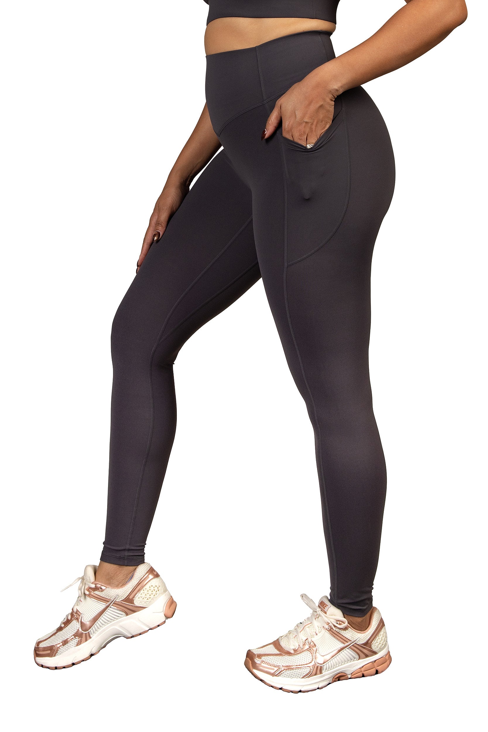 In Sync Legging Charcoal Grey