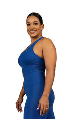 Love Knot Sport Bra Blue