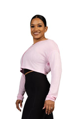 Aeria Backless Top Pink