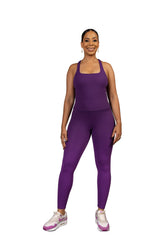 Better Half Padded Tank Purple