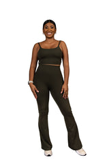 Golden Hour Flare Legging Olive