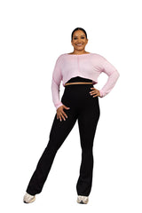 Aeria Backless Top Pink