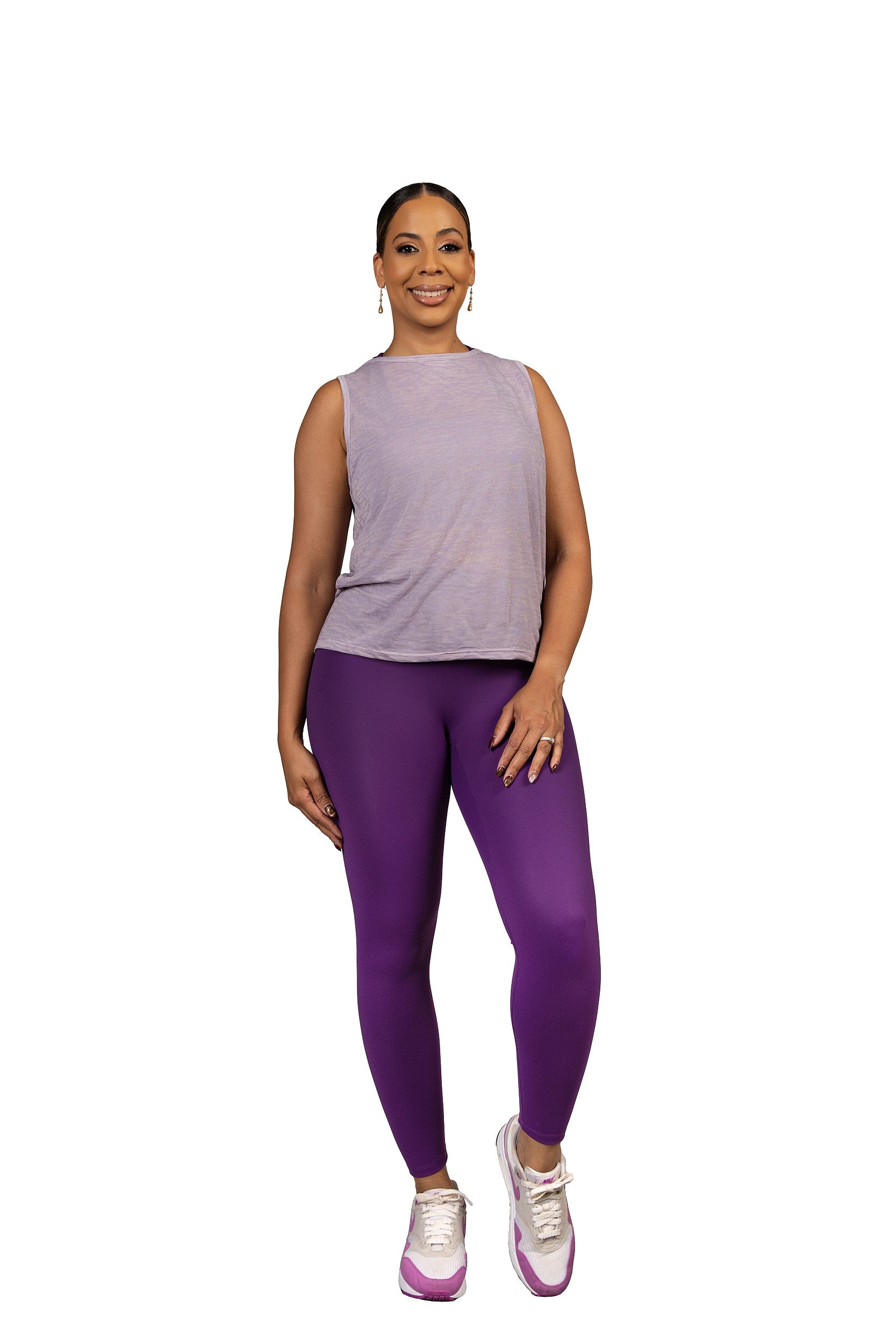 Twist of Fate Tank Purple