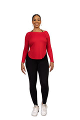 Full Circle Long Sleeve Red