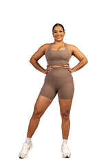Twin Flame Shorts Brown