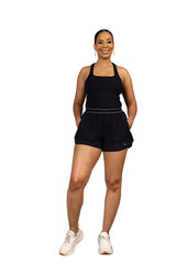 Better Half Padded Tank Black