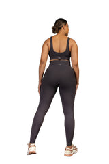 In Sync Sports Bra Charcoal Grey