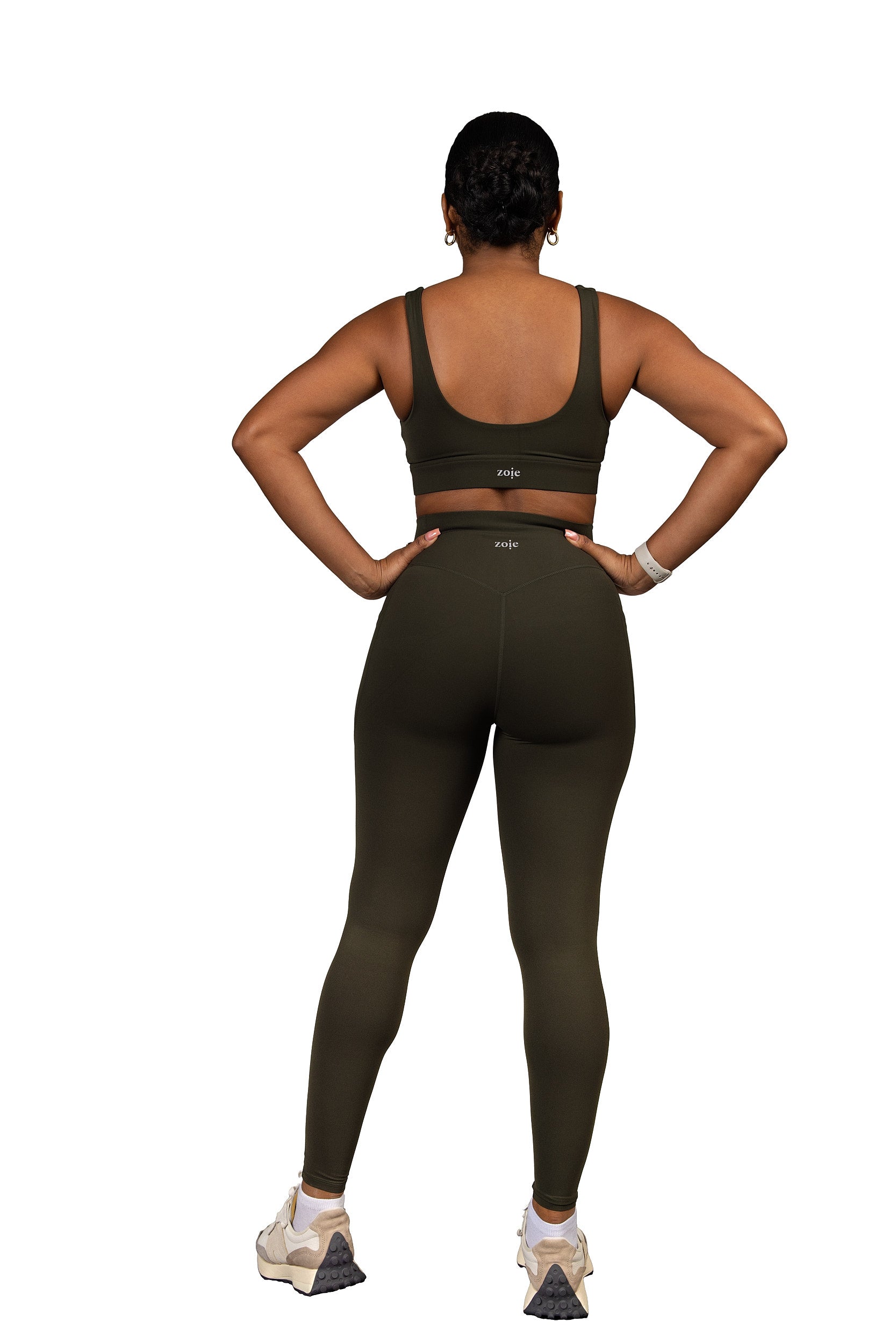 In Sync Sports Bra Dark Green