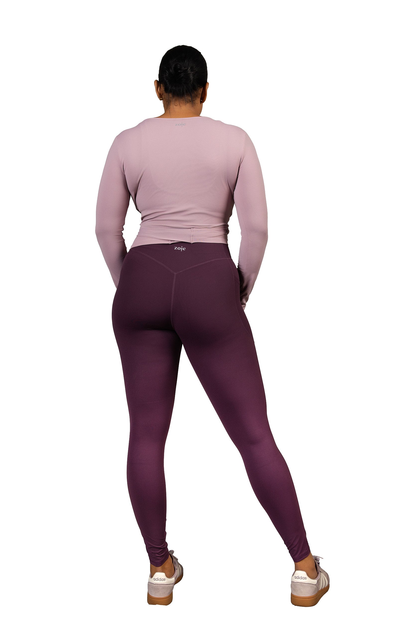 Aurora Wrap Top Purple
