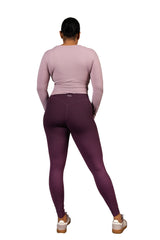 Aurora Wrap Top Purple