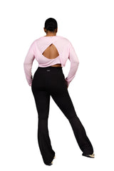 Aeria Backless Top Pink