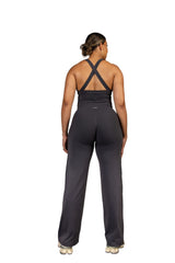 Free Spirit Flare Pants Charcoal Grey