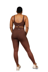 In Sync Sports Bra Brown