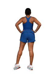 Better Half Padded Tank Blue
