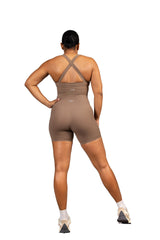 Twin Flame Shorts Brown