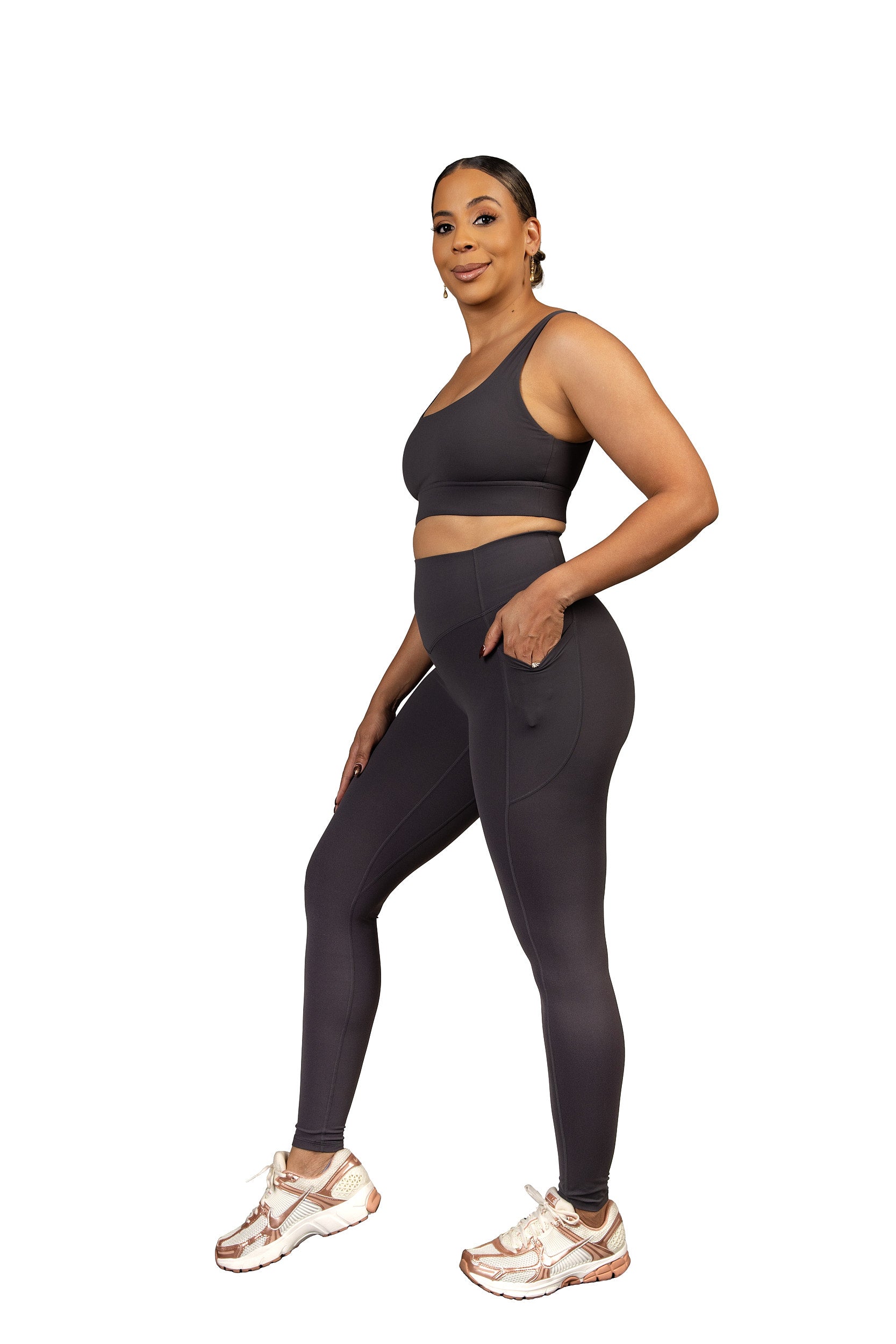 In Sync Legging Charcoal Grey