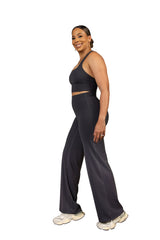 Free Spirit Flare Pants Charcoal Grey