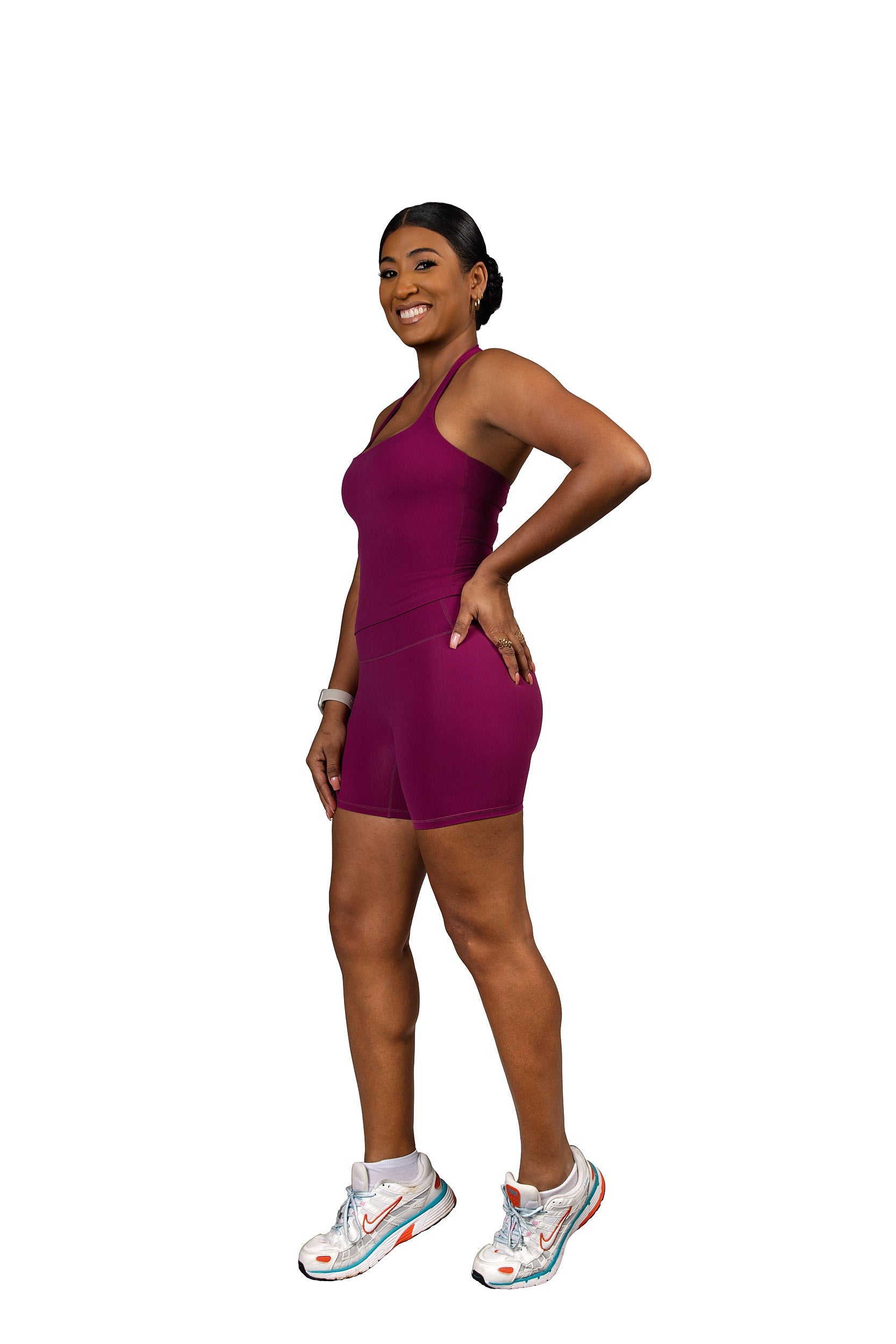 Twin Flame Shorts Wine