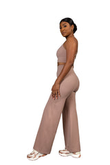 Free Spirit Flare Pants Tan