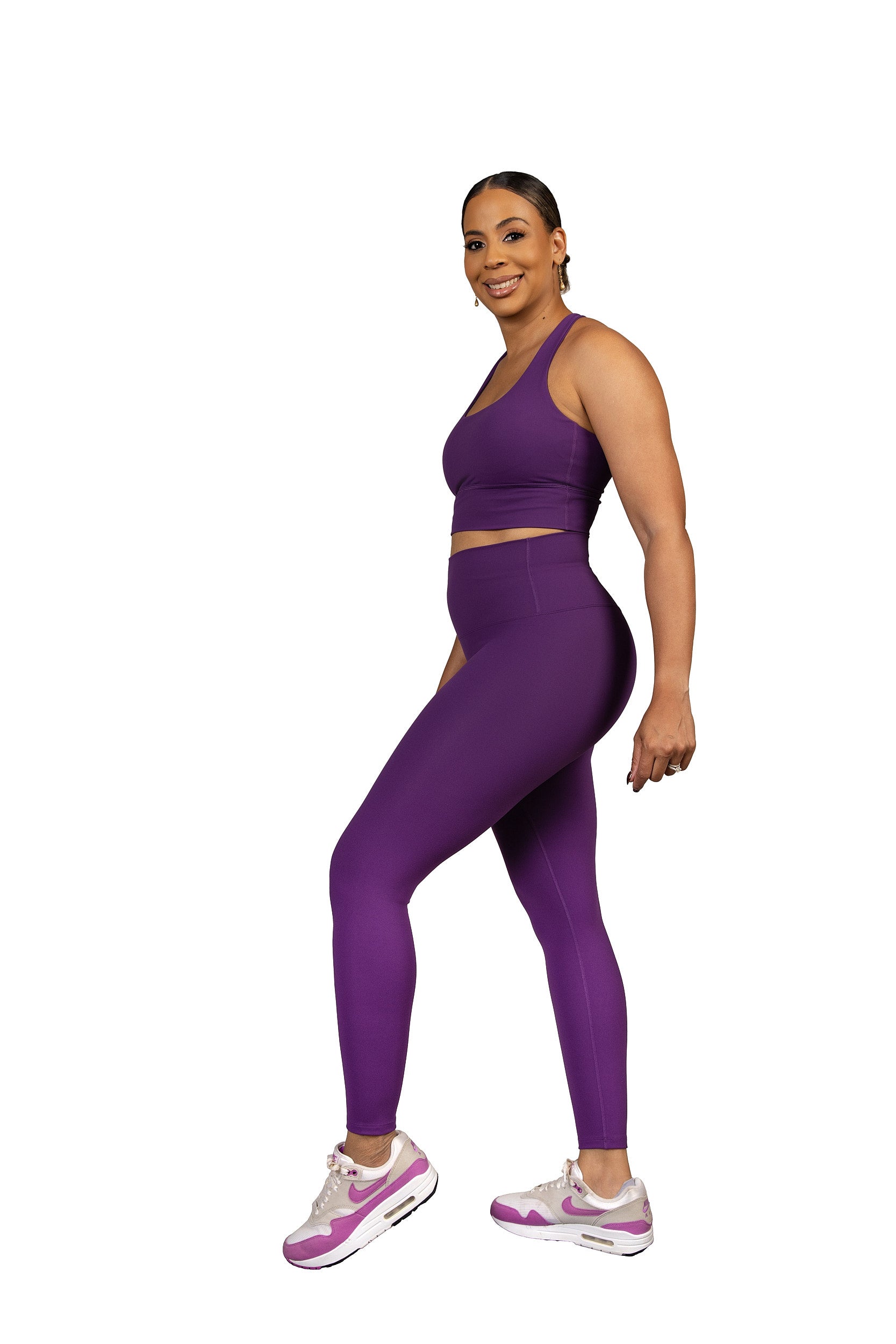 Love Knot Sport Bra Purple